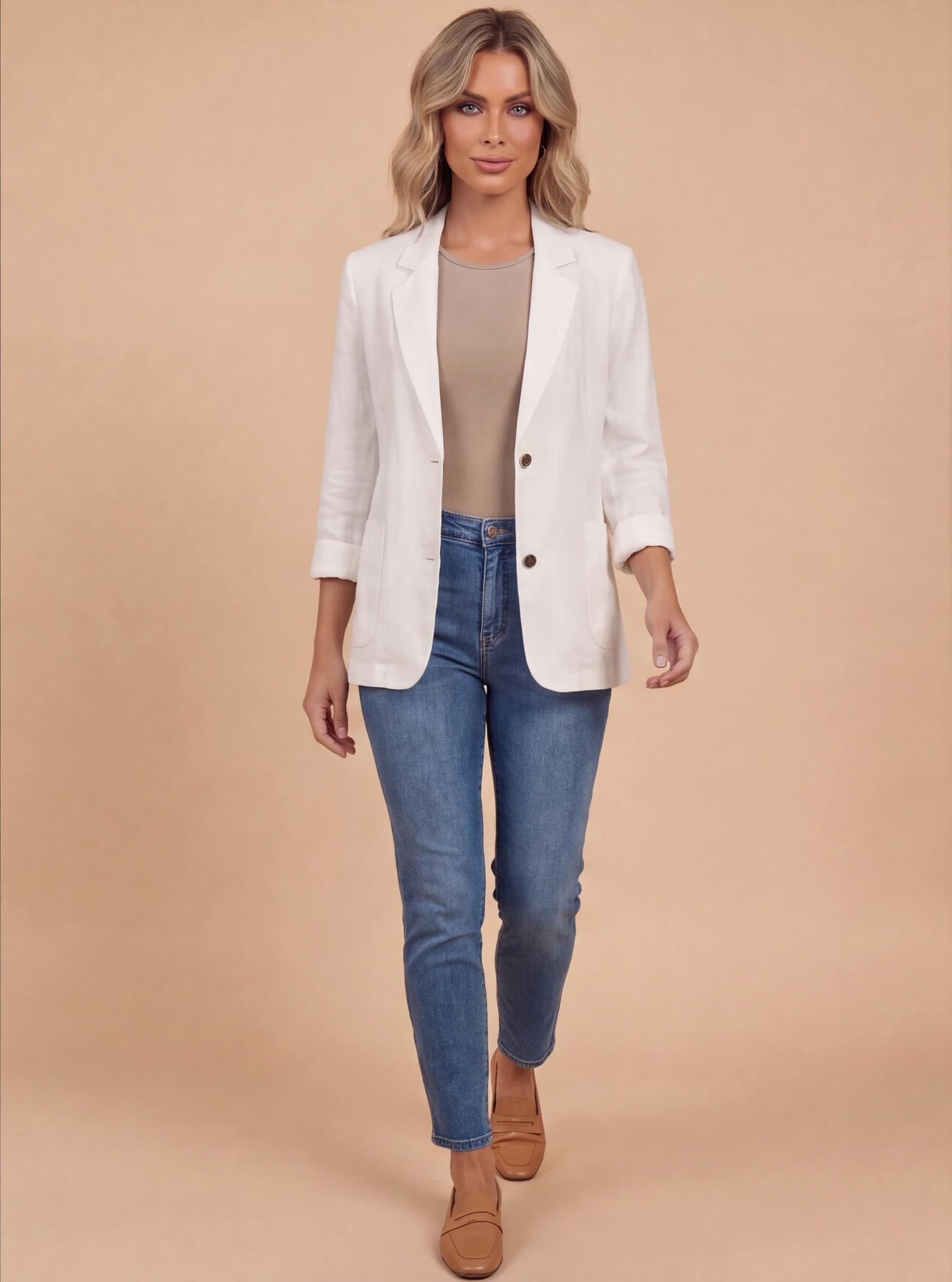 Women's blazer – Lightweight blazer with a loose fit