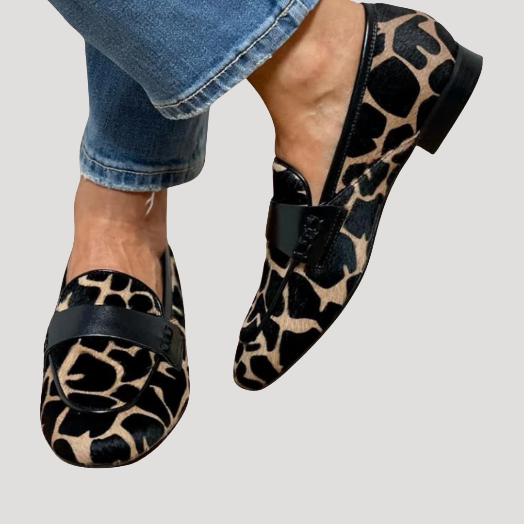 Women’s Leopard Print Loafer Mules