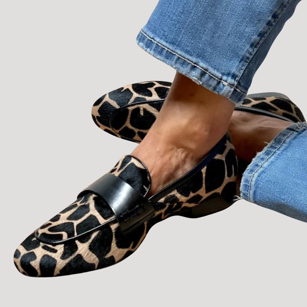 Women’s Leopard Print Loafer Mules