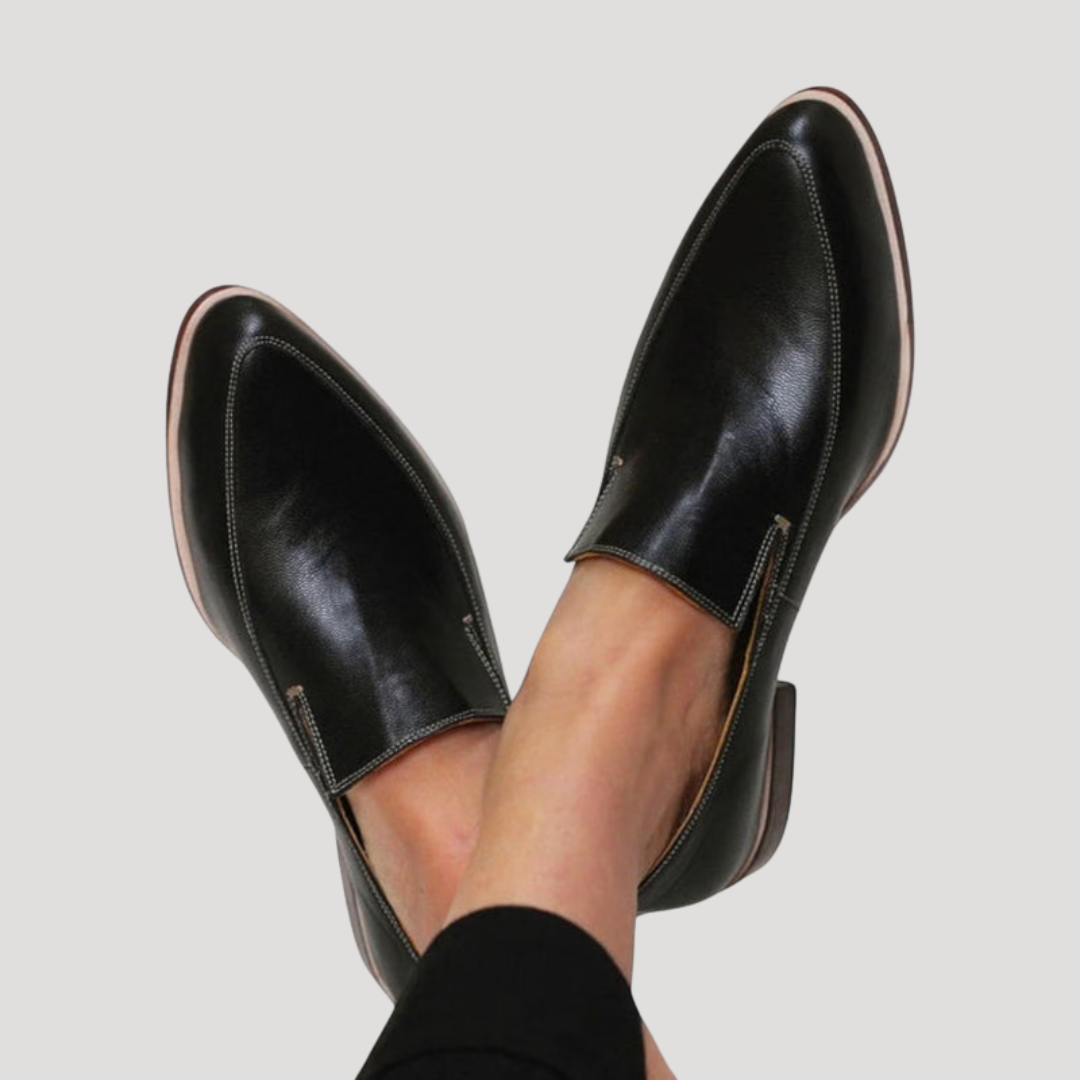 Women’s Classic Black Comfort Loafers