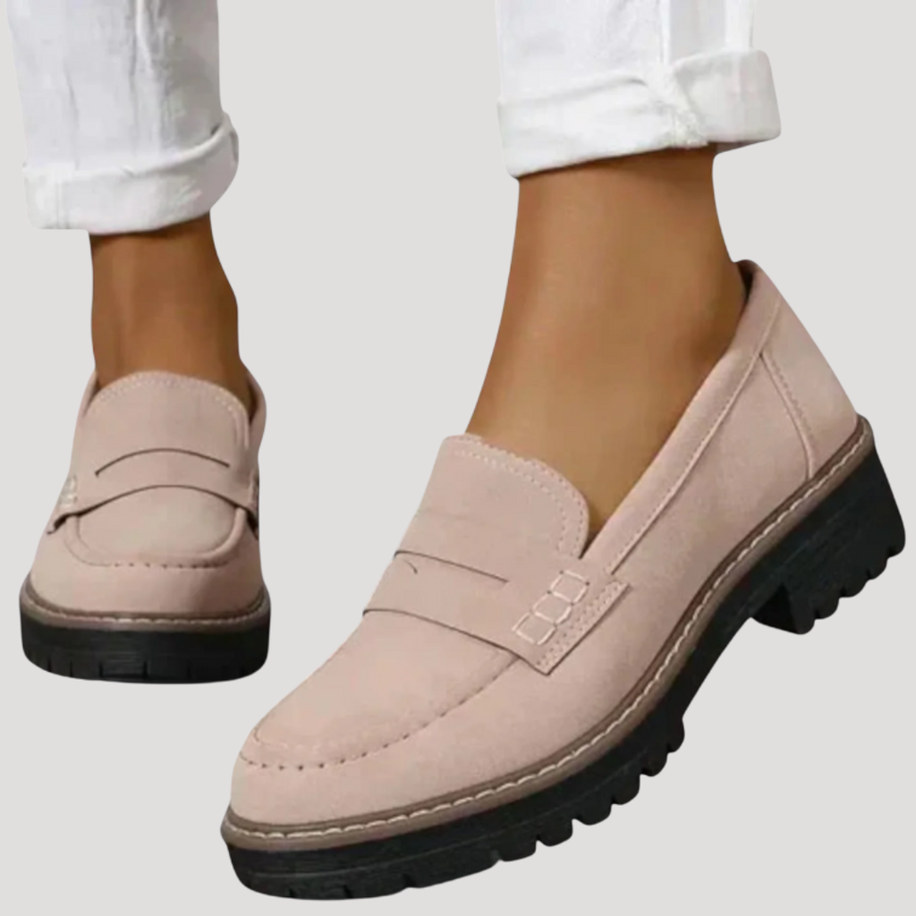 Women’s Comfortable Penny Loafers – Supportive Slip-On Shoes