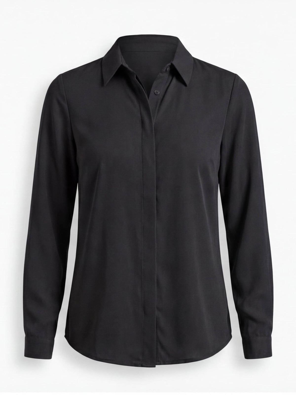 Elegant women's blouse with a classic collar