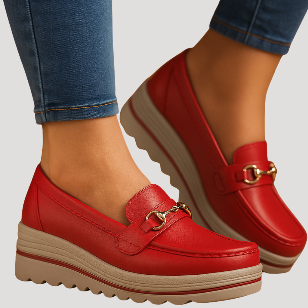Women’s All-Day Comfort Platform Slip-On Loafers