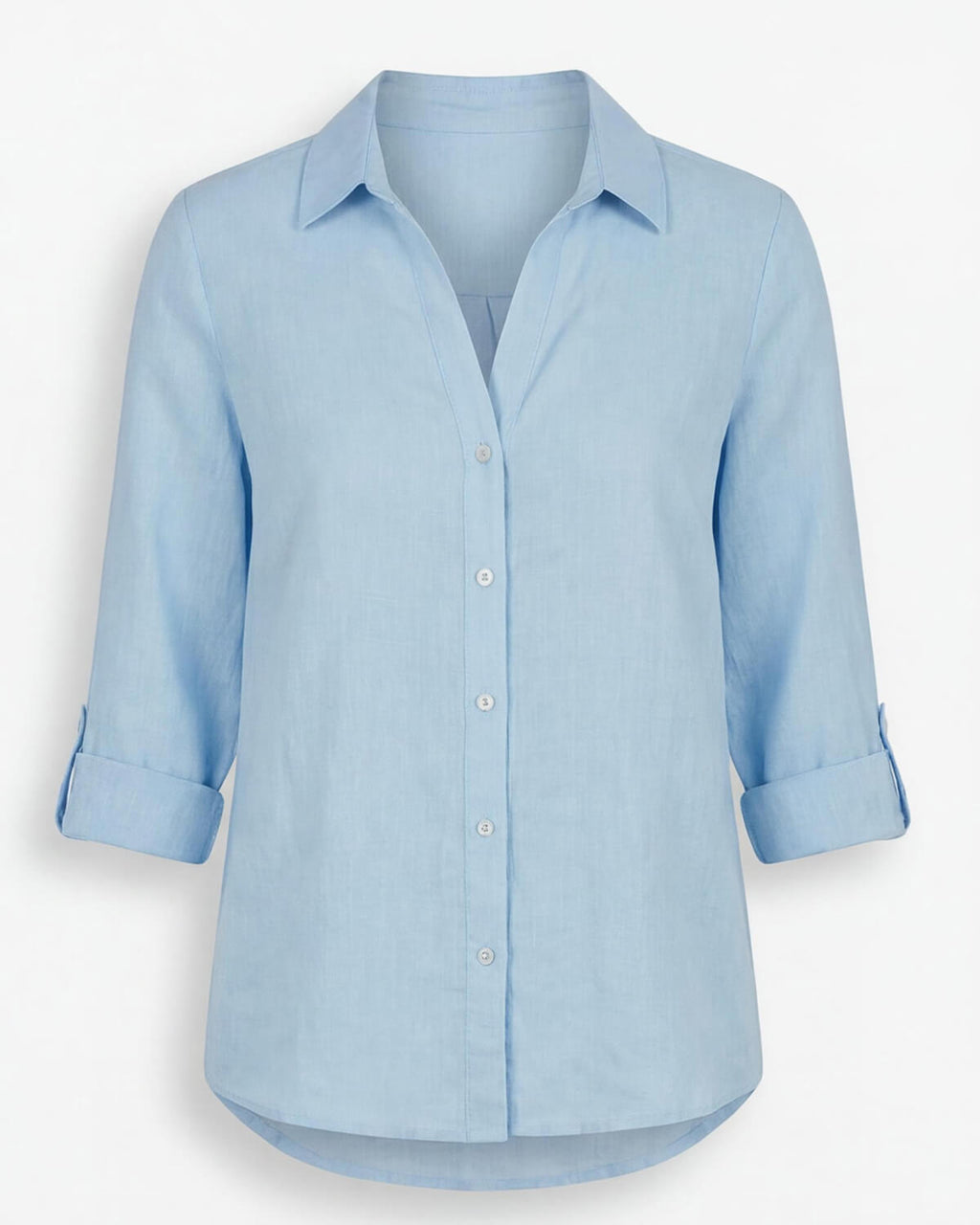 Women’s Breathable Floral Button-Down Blouse