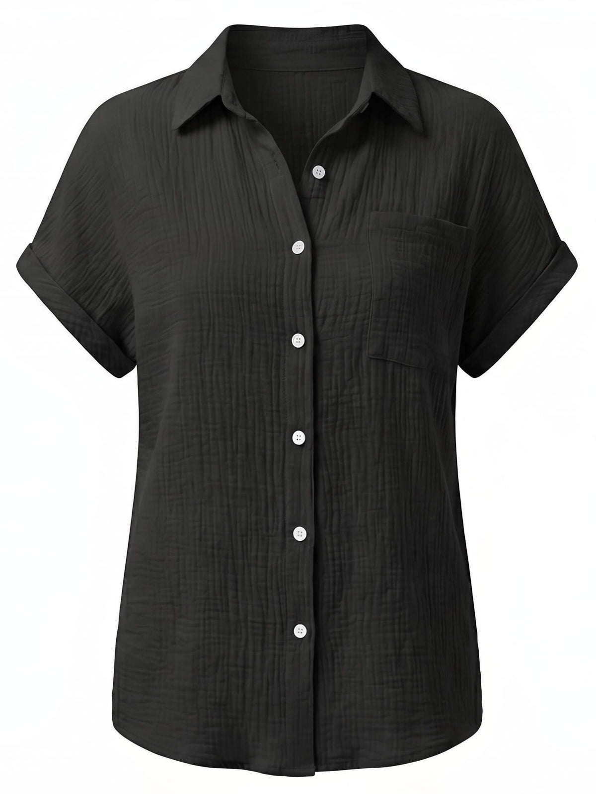 Women’s Relaxed Pocket Button-Up Shirt