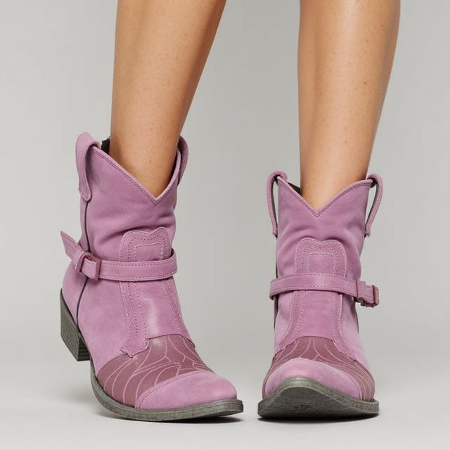 Catalina | Vintage Western Ankle Boots