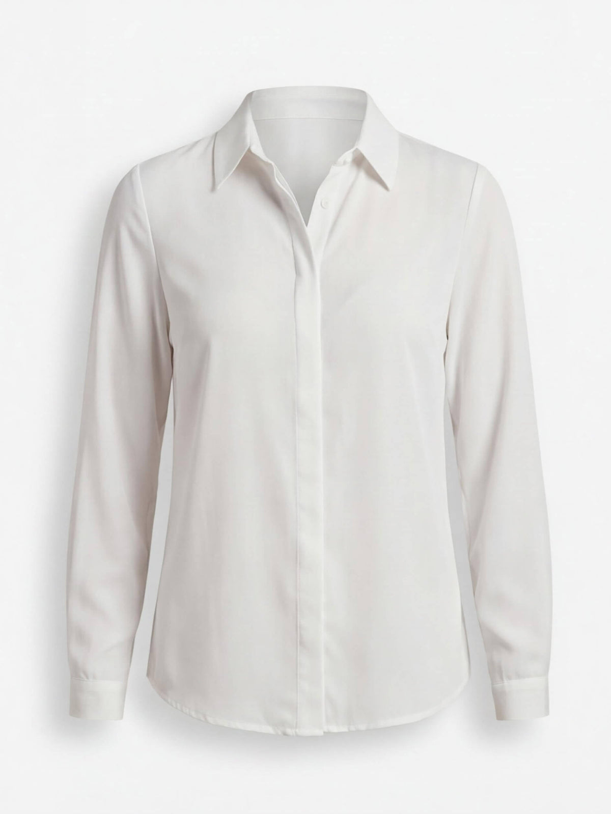 Elegant women's blouse with a classic collar