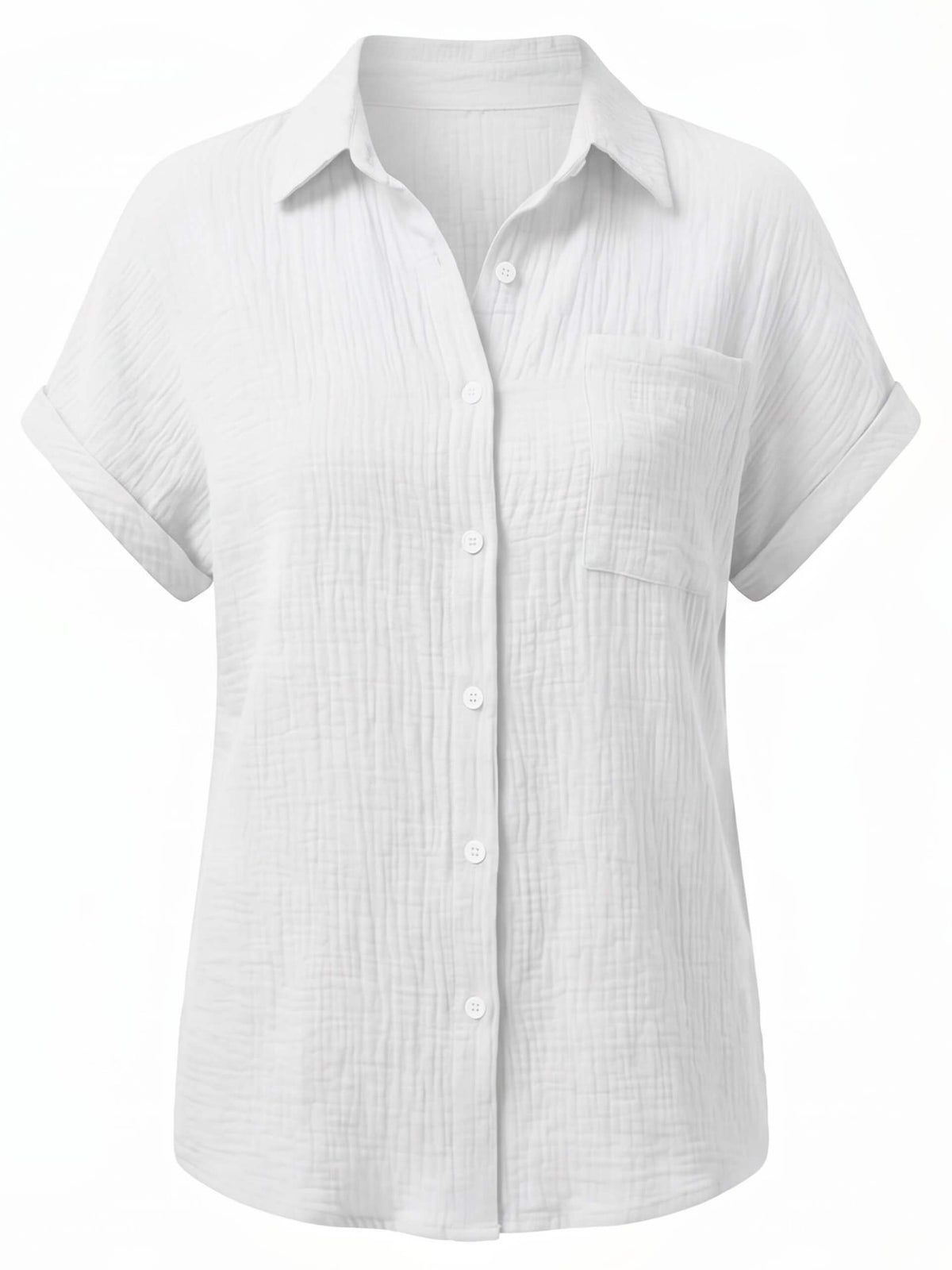 Women’s Relaxed Pocket Button-Up Shirt