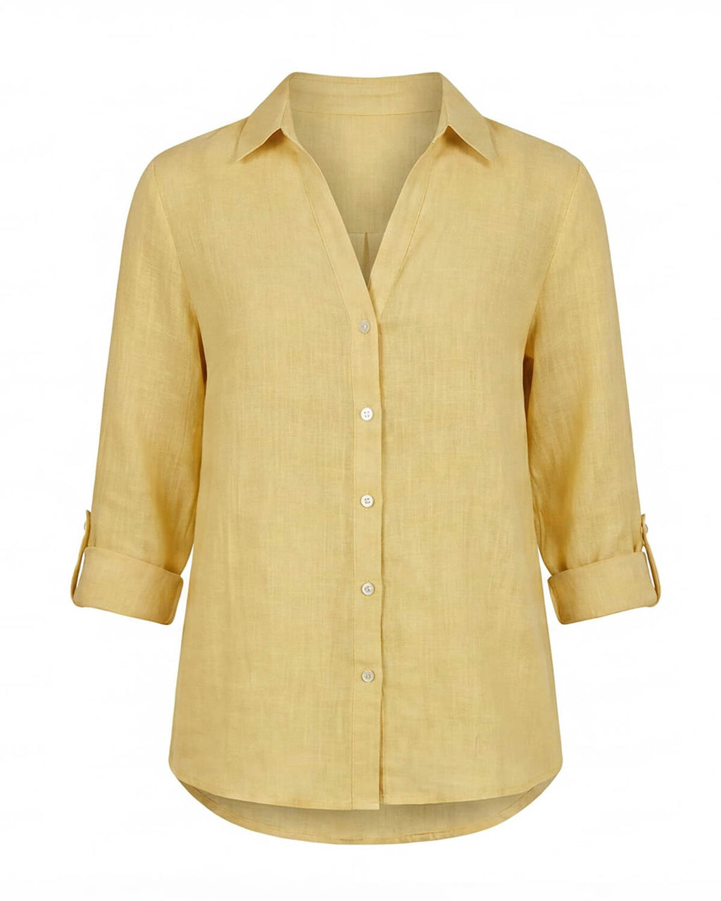 Women’s Breathable Floral Button-Down Blouse