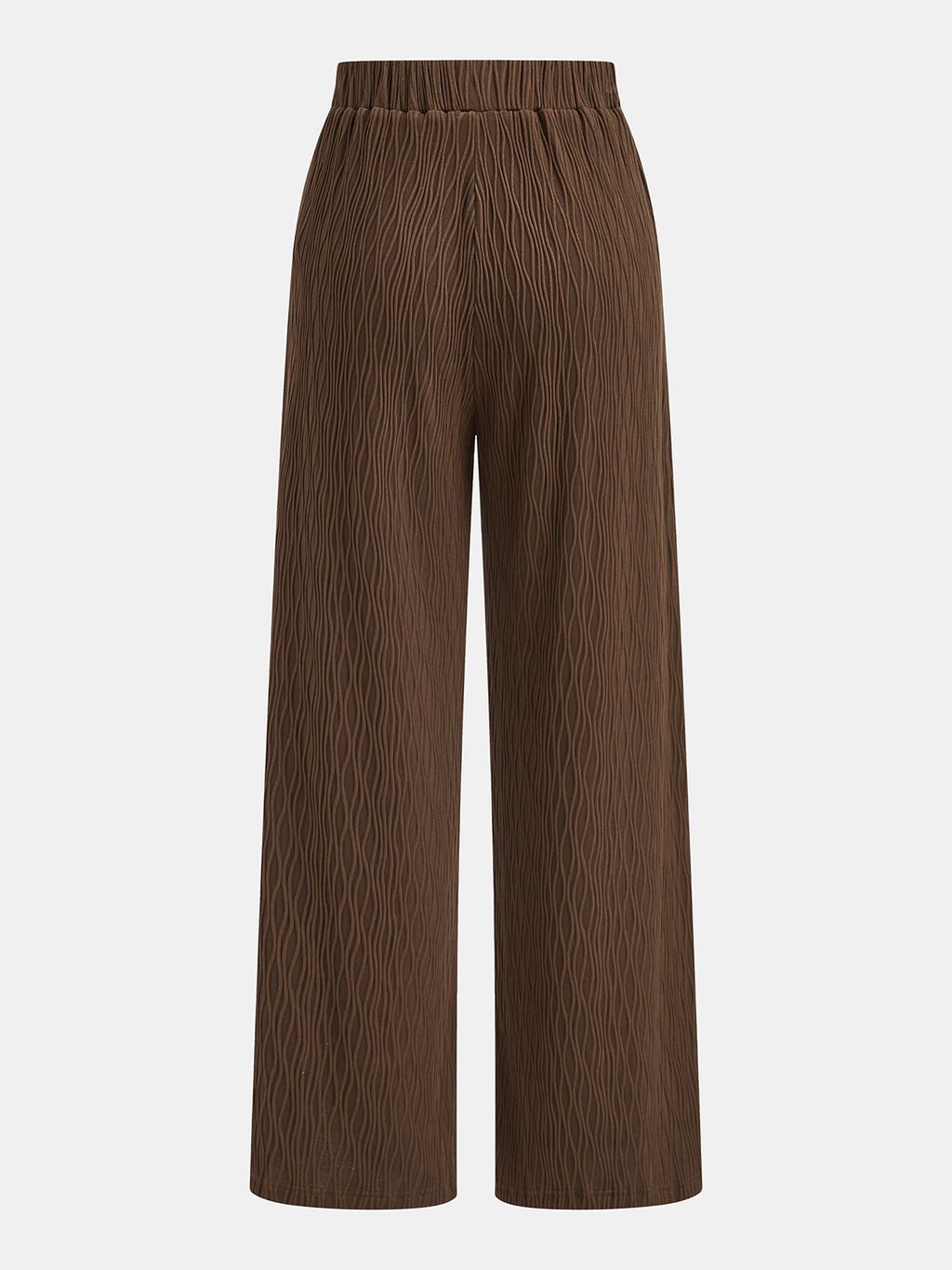 Textured Asymmetric Top and Pants Set