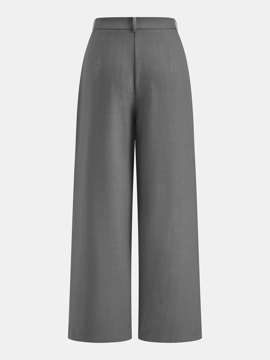 Wrap Front Fitted Top & Pleated Pants Set