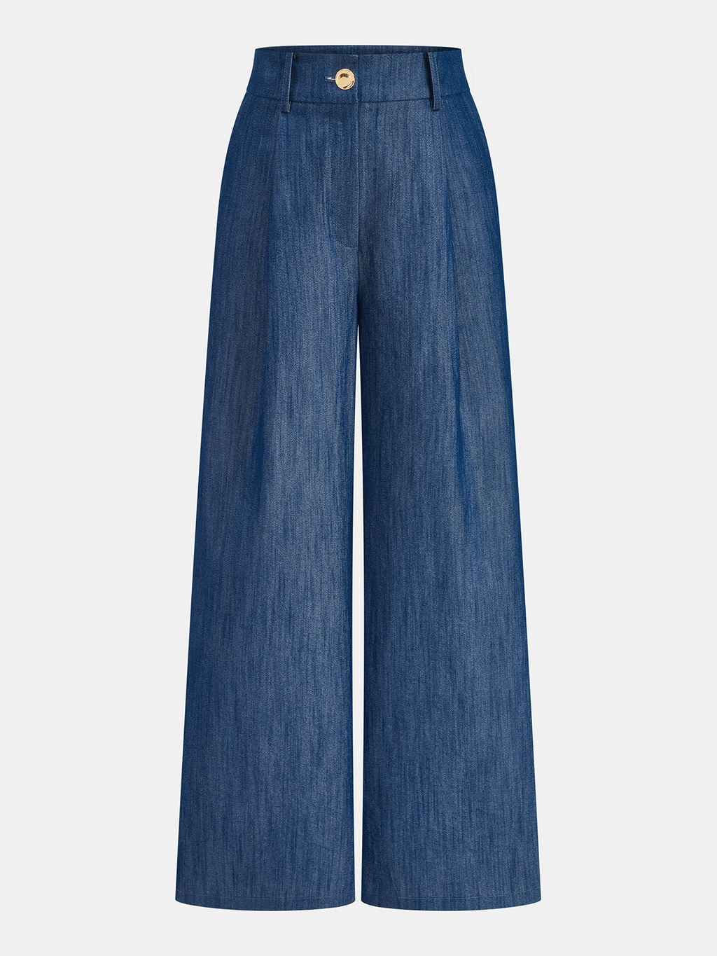 Cross-Tie Crop Top & Wide-Leg Pants Set