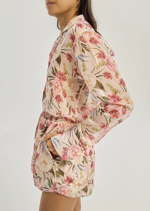 Charmaine Floral Shorts | Pink Mix
