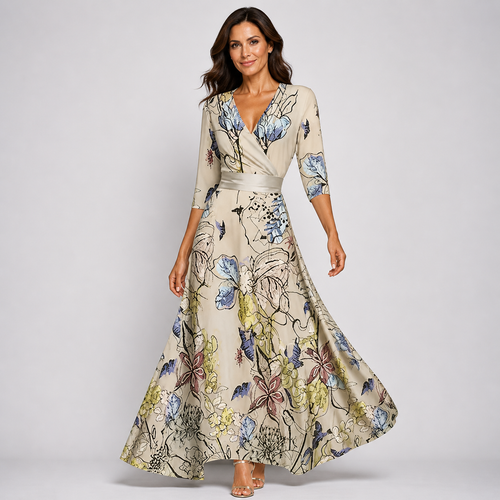 Luxury Floral Dress