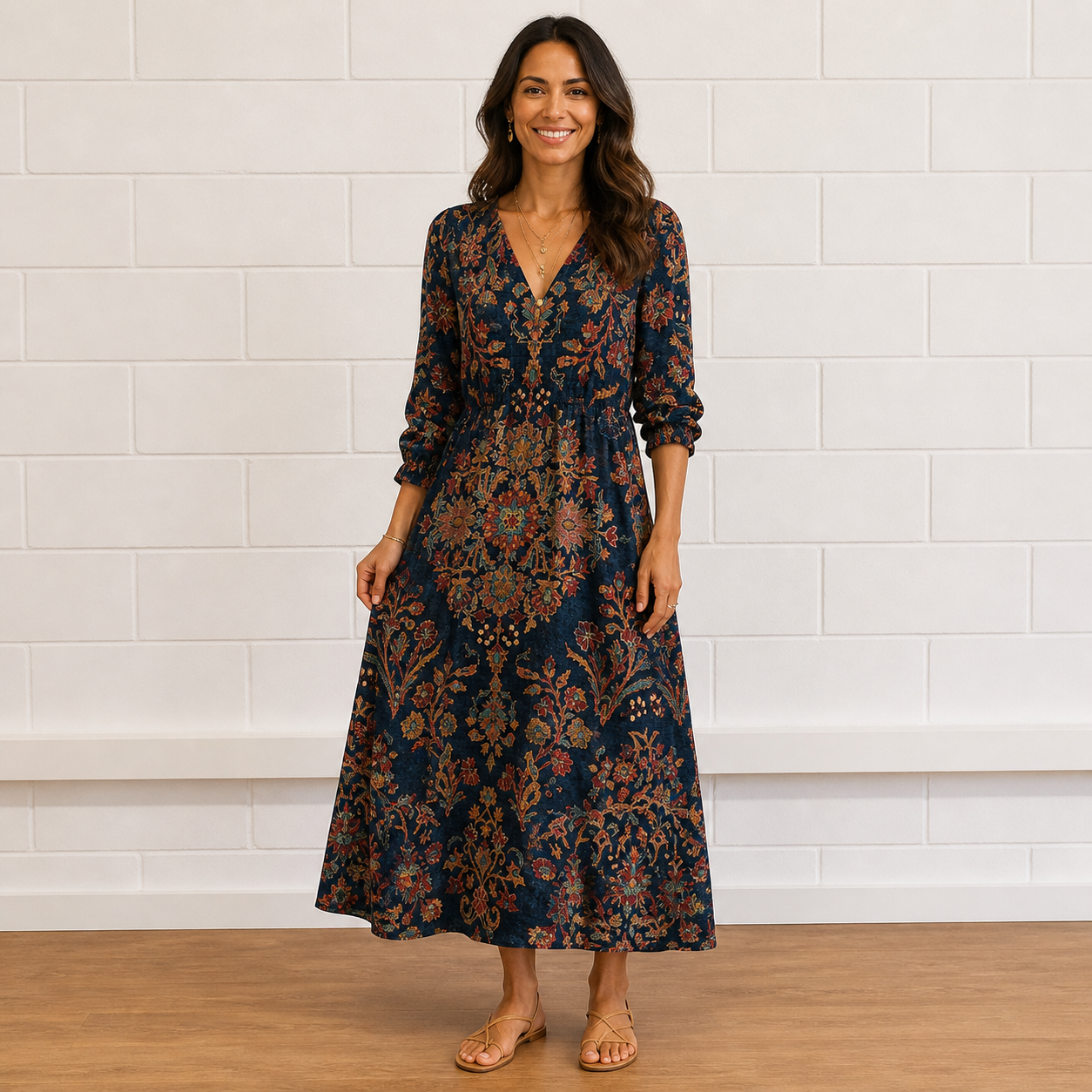 Elegant Linen Dress