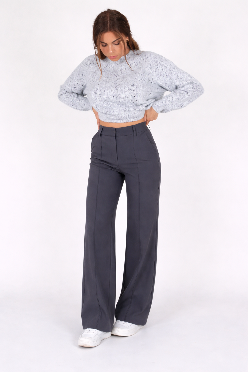 Roos | High-Waist Pantalon Met Rechte Pijpen