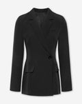 Getailleerde blazer met cinch-detail voor dames