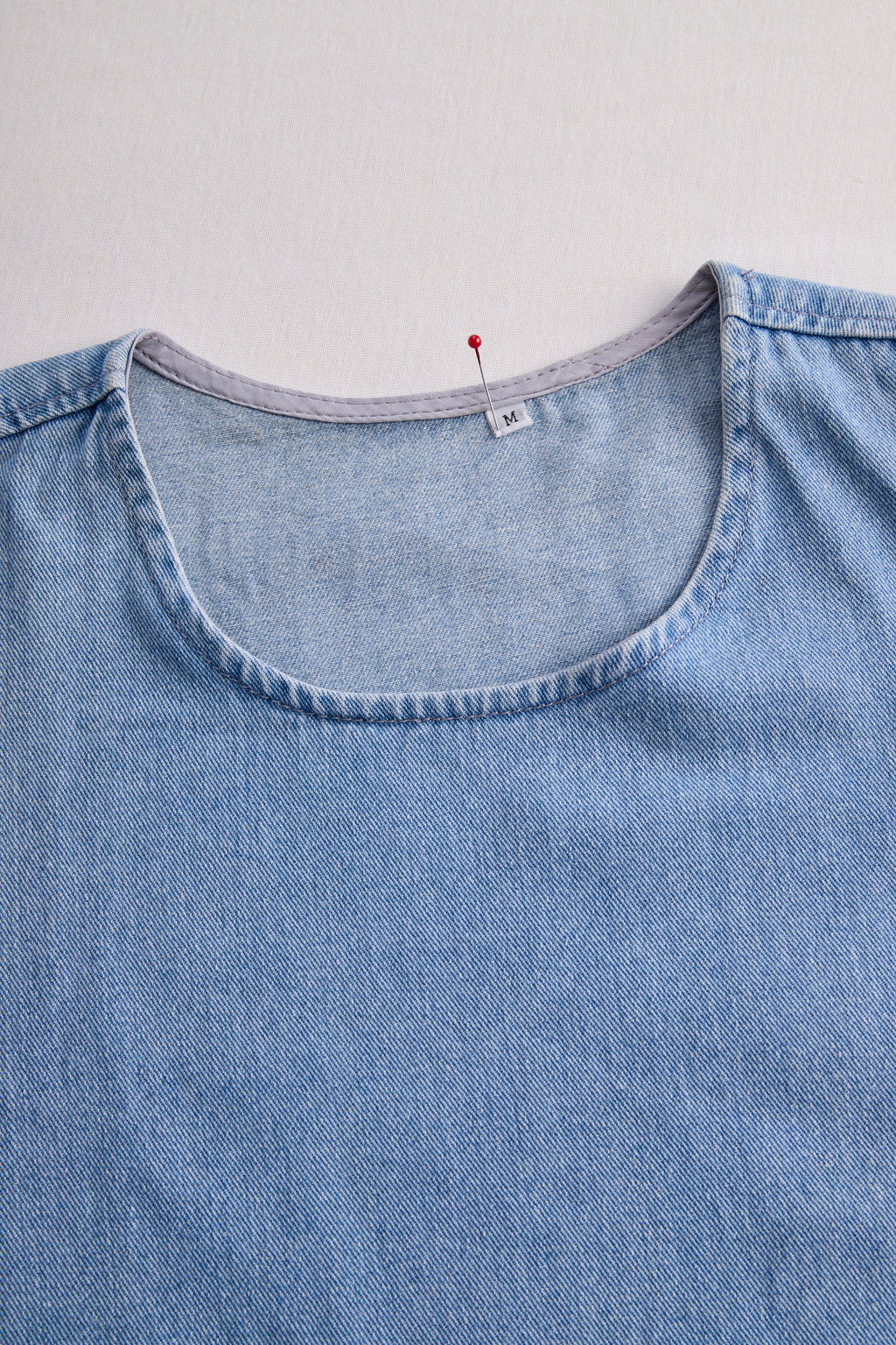 Women’s Denim Two-Piece Set with Asymmetrical Top & Fringed Skirt – Modern Movement & Daytime Style