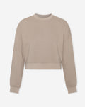 Scuba cropped sweater met korte pasvorm