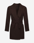 Getailleerde blazer dress met revers