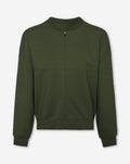 Gevoerde scuba cardigan met ritssluiting