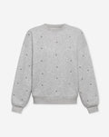 Gestructureerde sweater met studs details