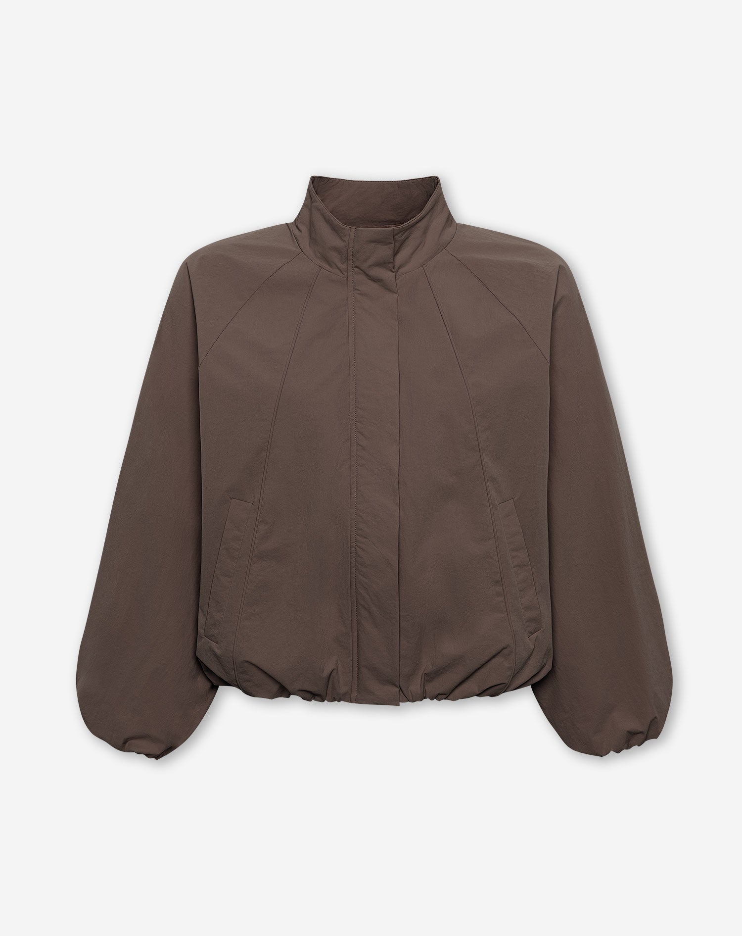 Dames track jacket met rits en slim fit