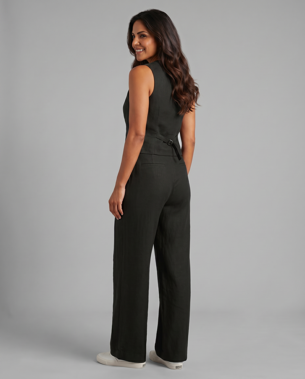 Shirley | Two-Piece Set with Waistcoat and Wide Trousers