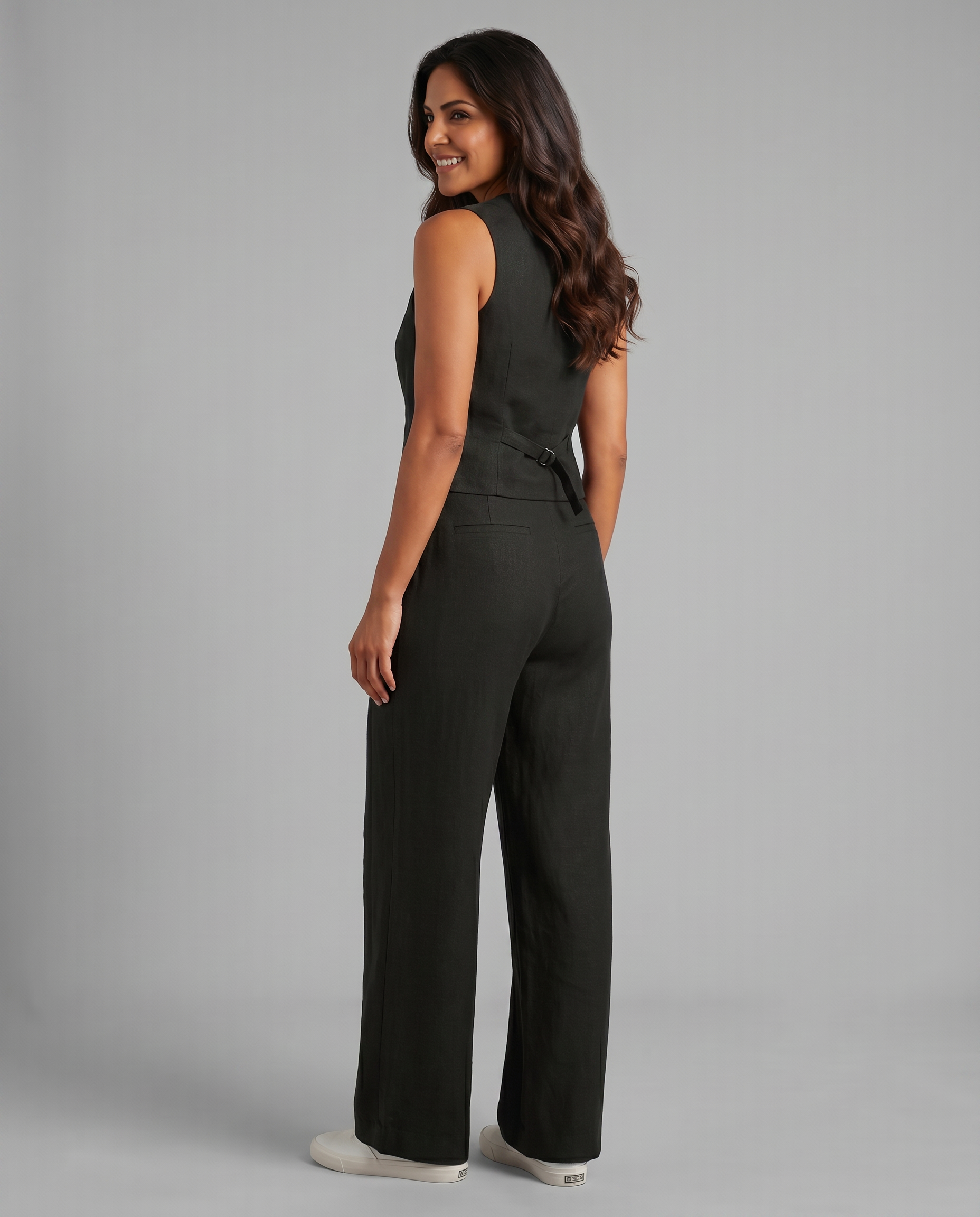 Shirley | Two-Piece Set with Waistcoat and Wide Trousers