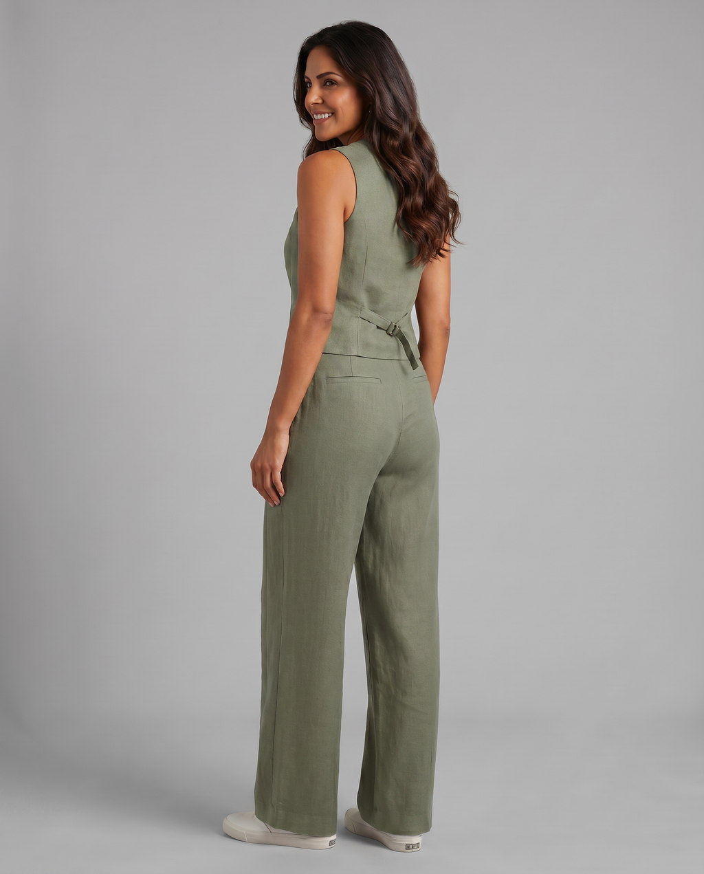 Shirley | Two-Piece Set with Waistcoat and Wide Trousers