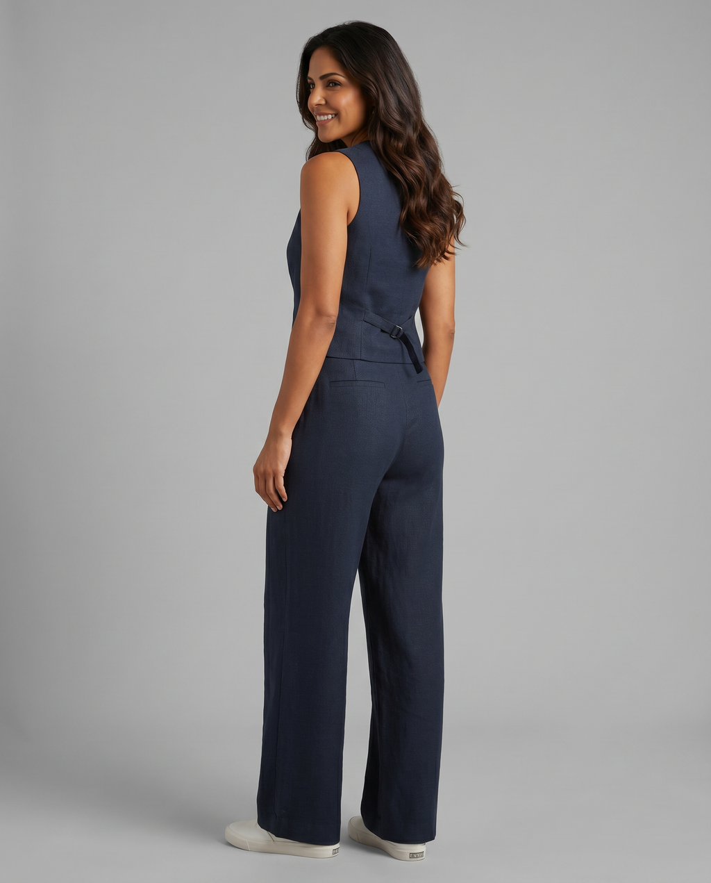 Shirley | Two-Piece Set with Waistcoat and Wide Trousers