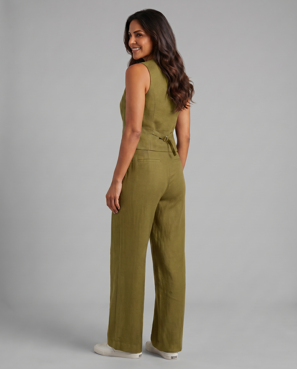 Shirley | Two-Piece Set with Waistcoat and Wide Trousers