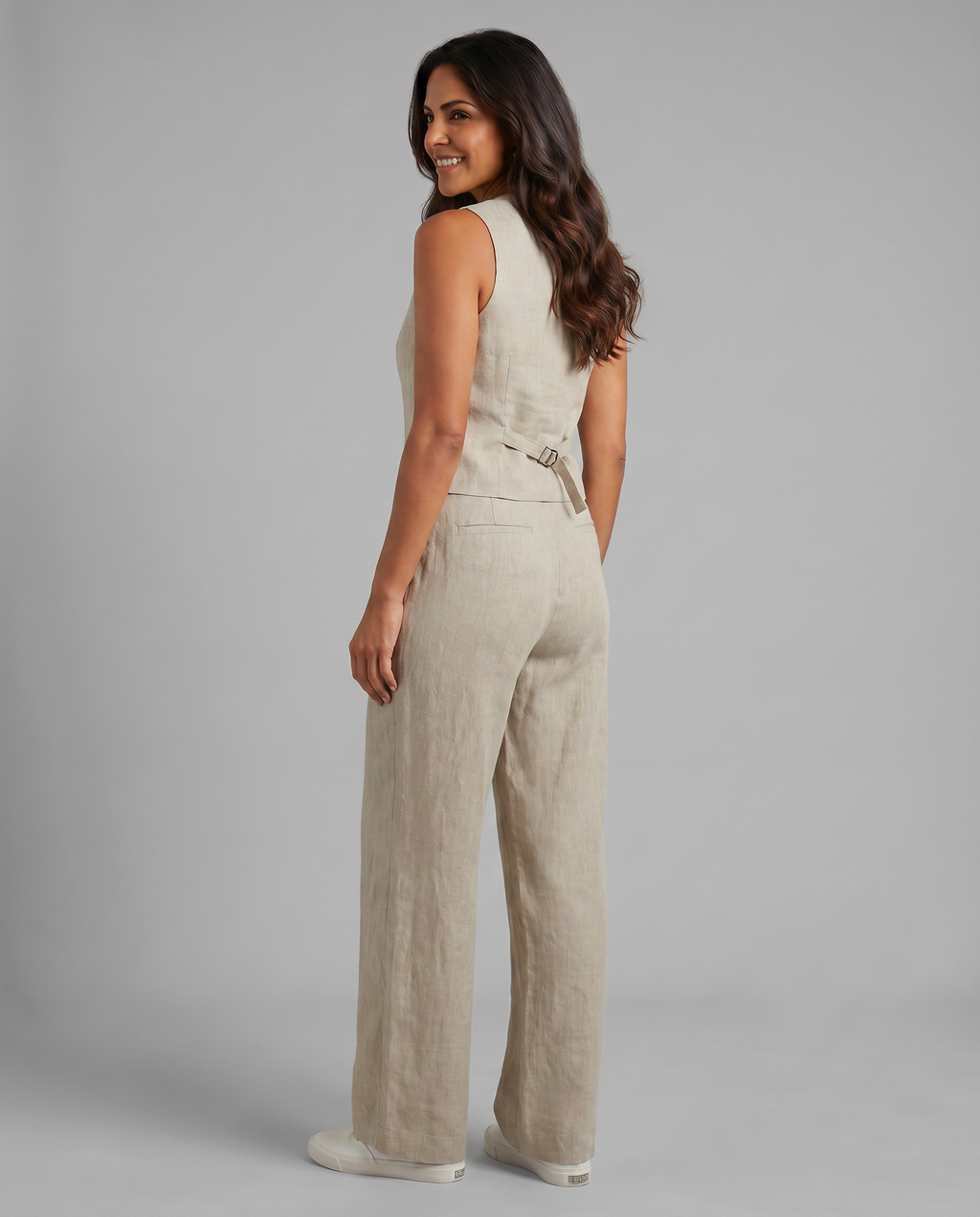 Shirley | Two-Piece Set with Waistcoat and Wide Trousers
