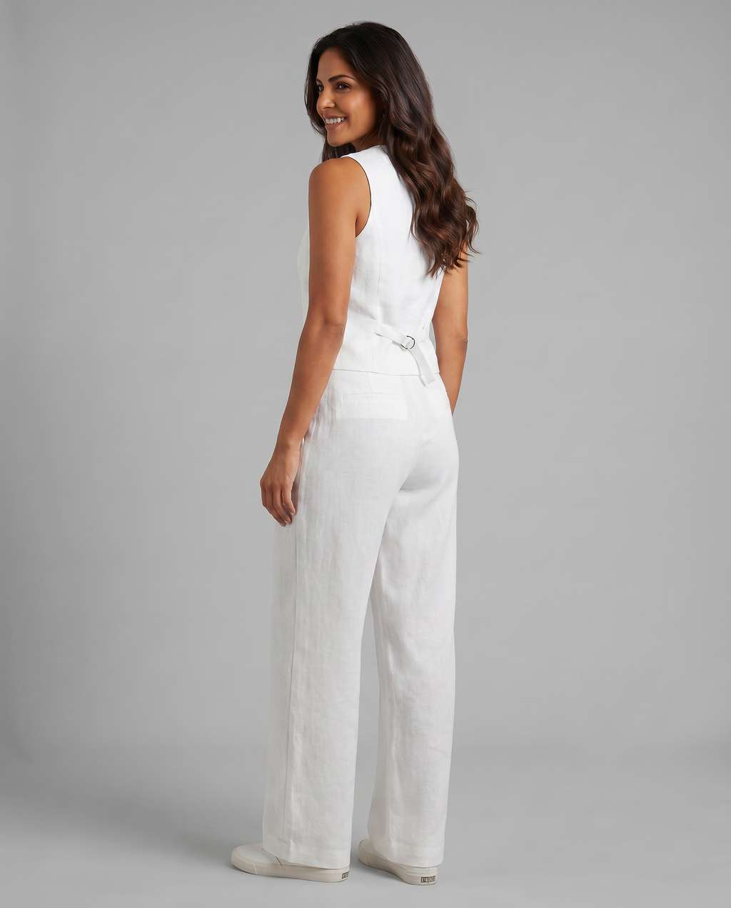 Shirley | Two-Piece Set with Waistcoat and Wide Trousers