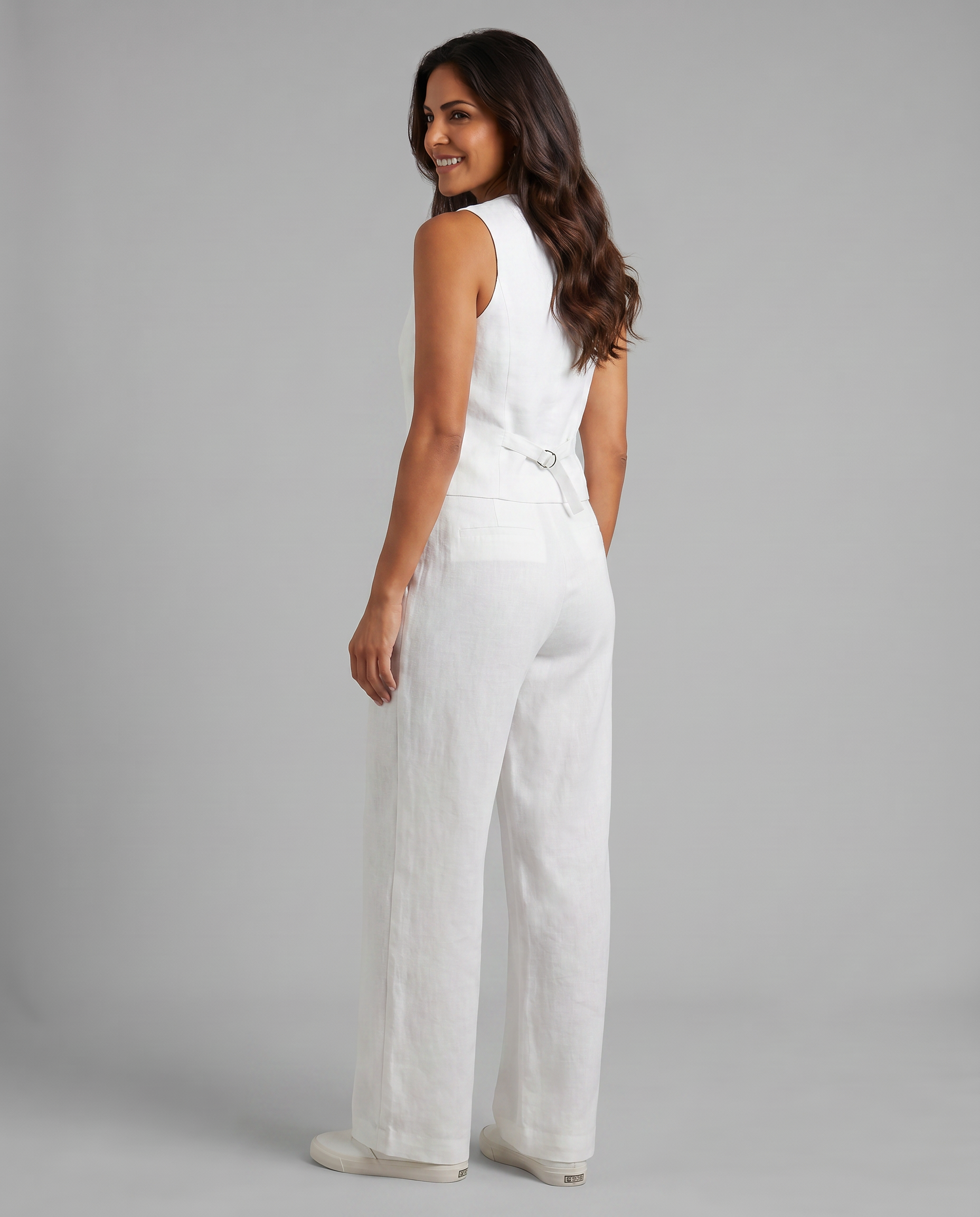 Shirley | Two-Piece Set with Waistcoat and Wide Trousers