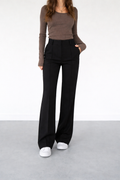 Roos | High-Waist Pantalon Met Rechte Pijpen