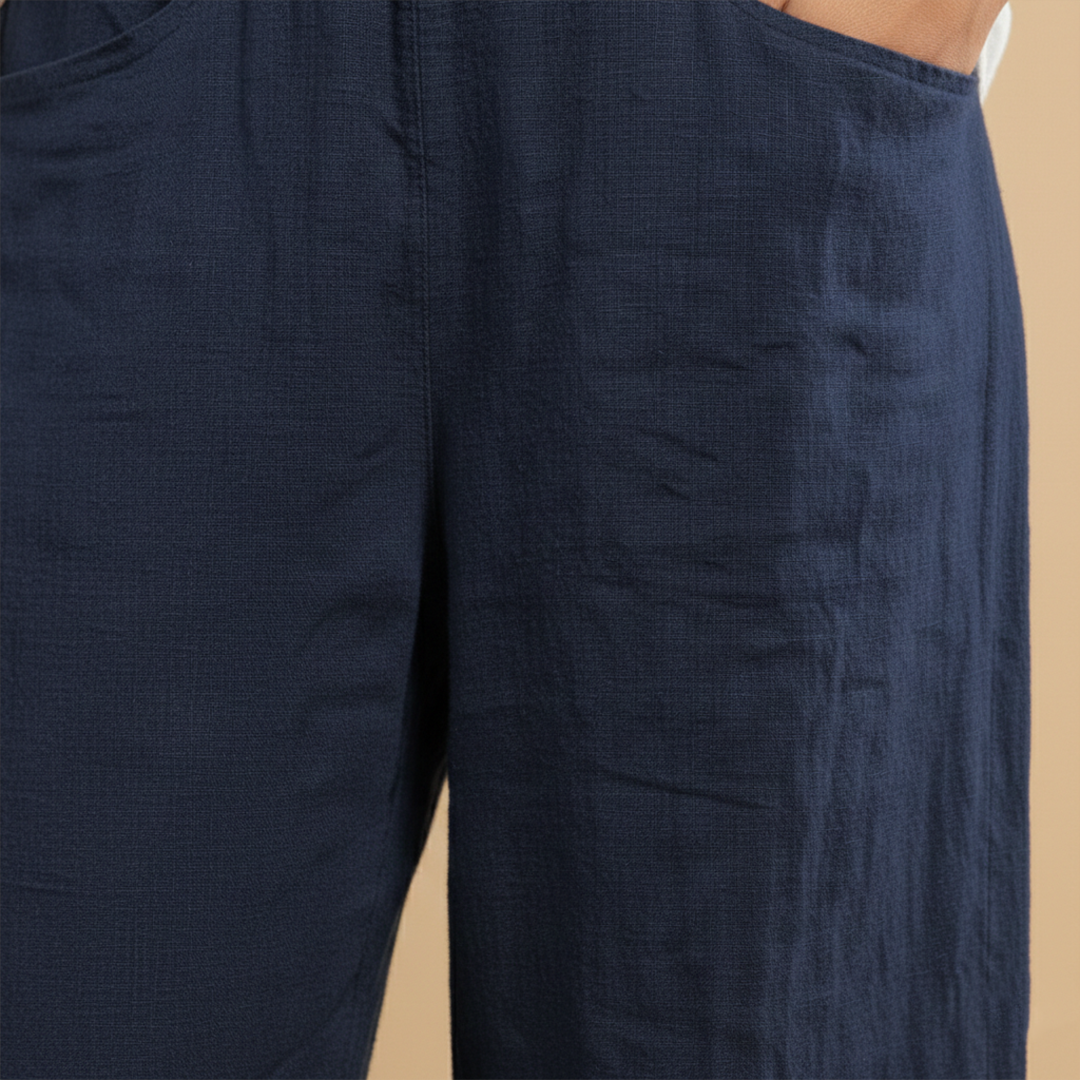Women’s Summer Trousers with Loose Fit and Material for Warm Weather