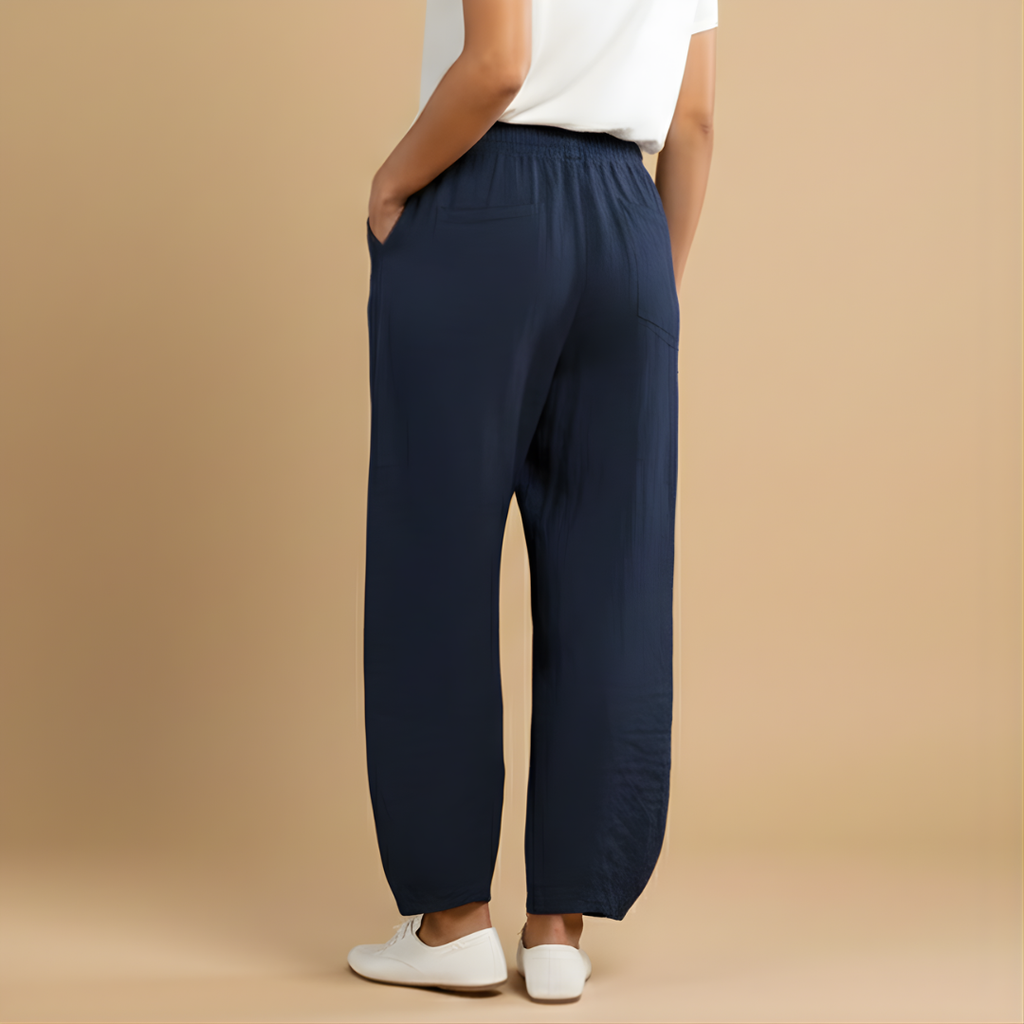 Women’s Summer Trousers with Loose Fit and Material for Warm Weather
