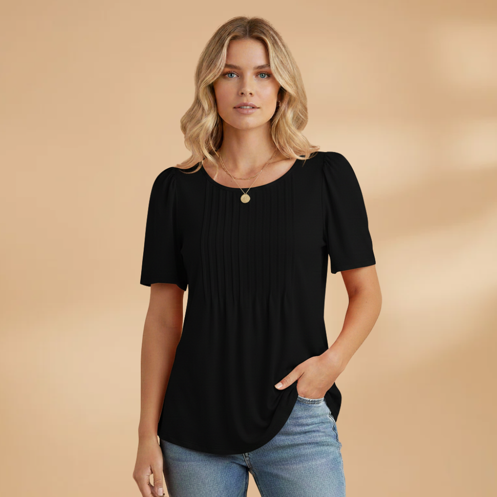 Women's T-Shirt with Refined Cut and Lightweight
