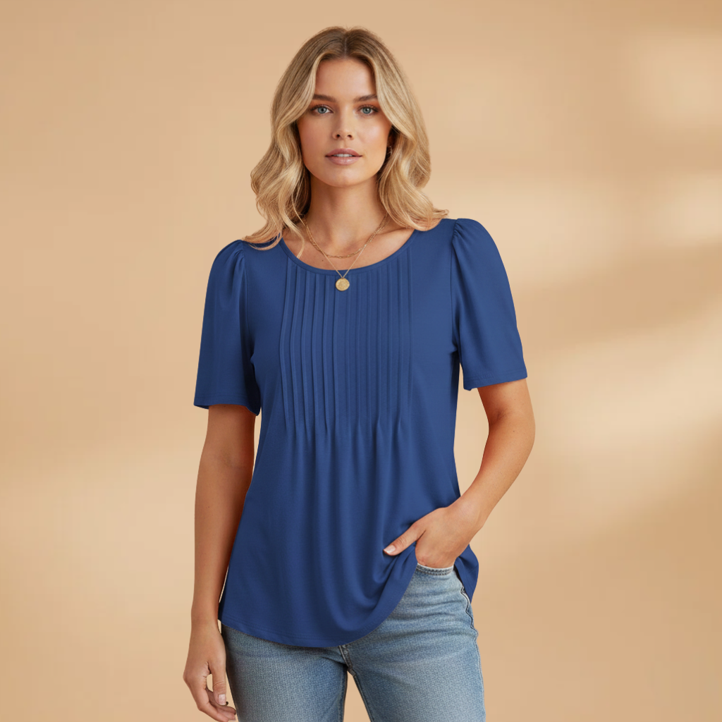 Women's T-Shirt with Refined Cut and Lightweight