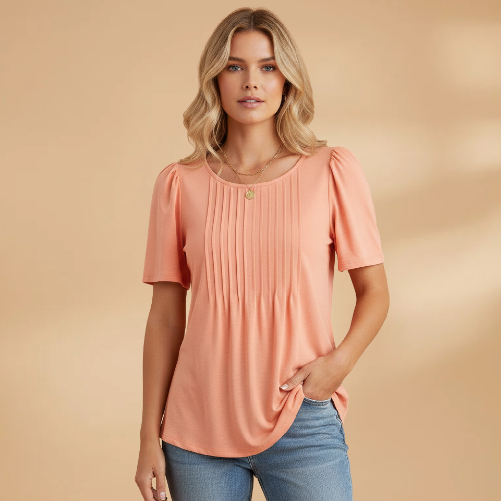 Women's T-Shirt with Refined Cut and Lightweight