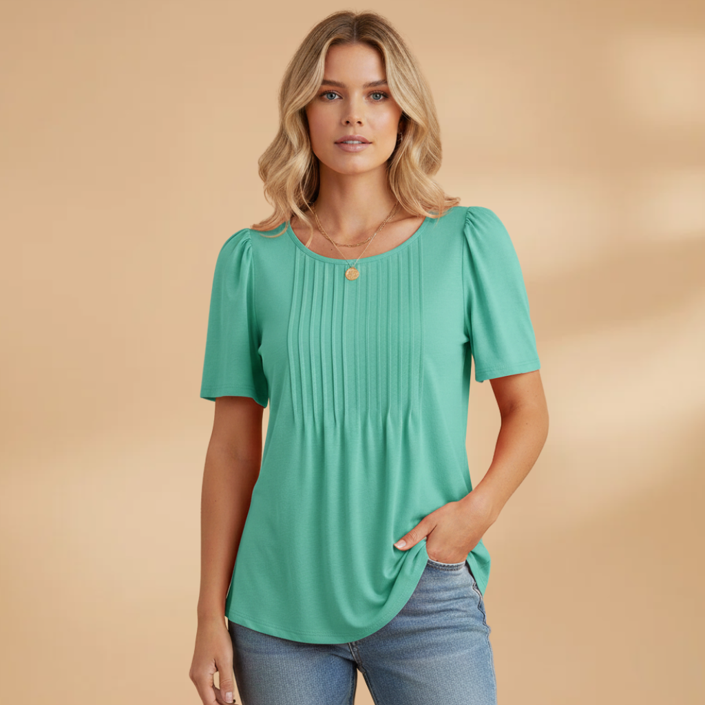 Women's T-Shirt with Refined Cut and Lightweight