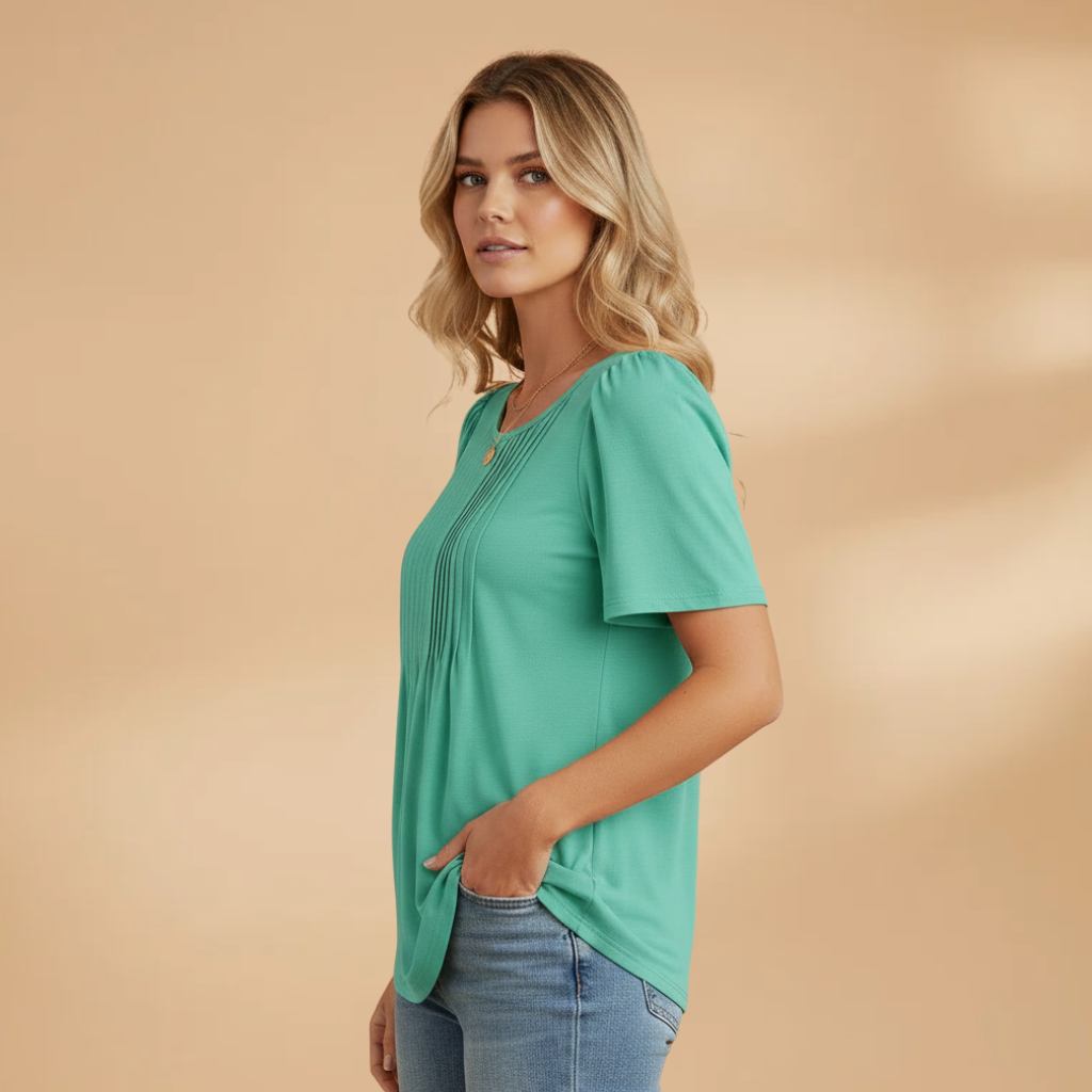 Women's T-Shirt with Refined Cut and Lightweight