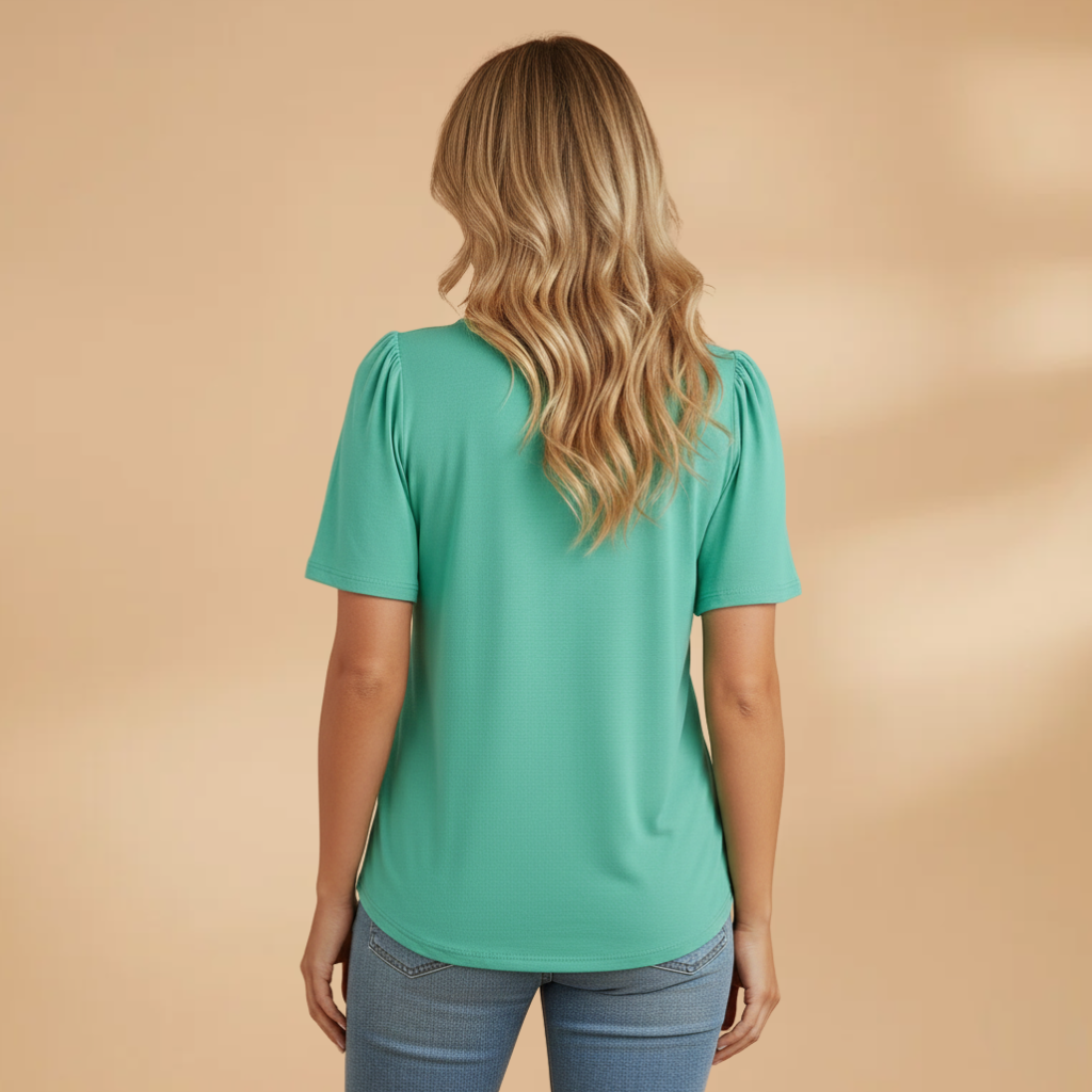 Women's T-Shirt with Refined Cut and Lightweight