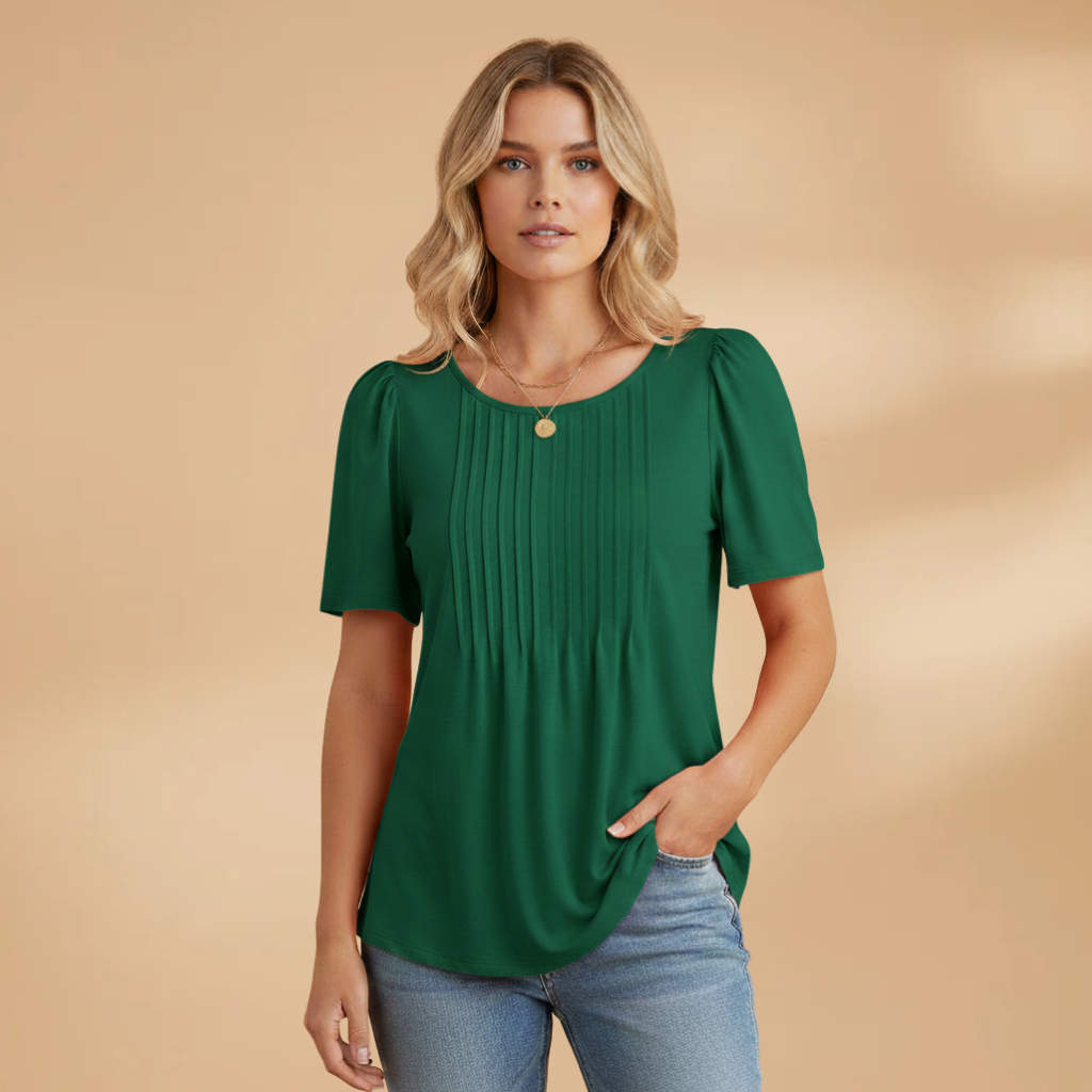 Women's T-Shirt with Refined Cut and Lightweight