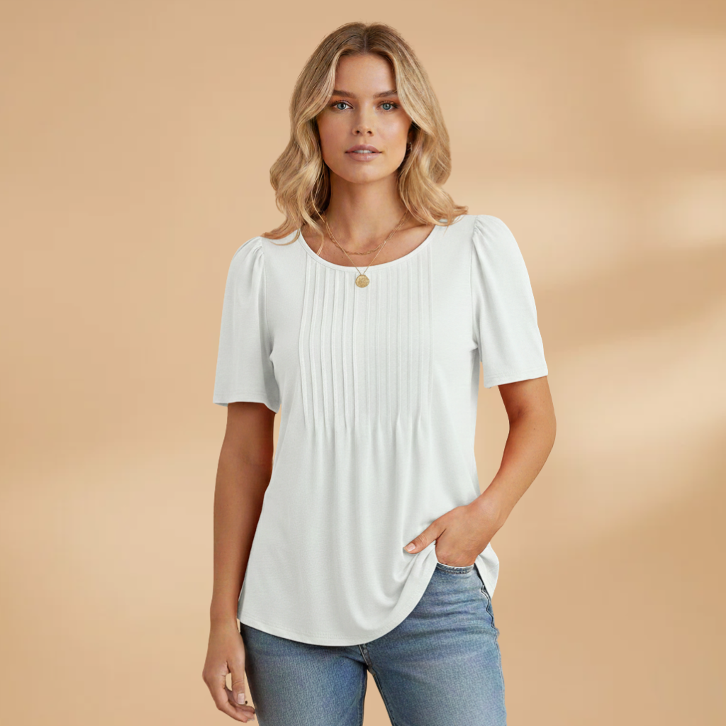 Women's T-Shirt with Refined Cut and Lightweight