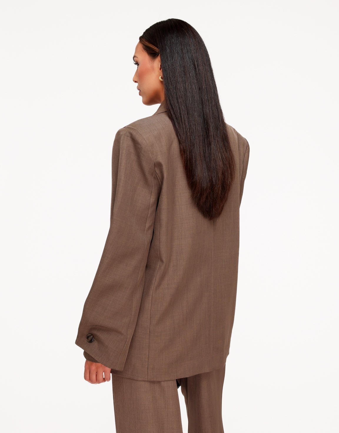 Oversized blazer met klassieke pasvorm voor dames