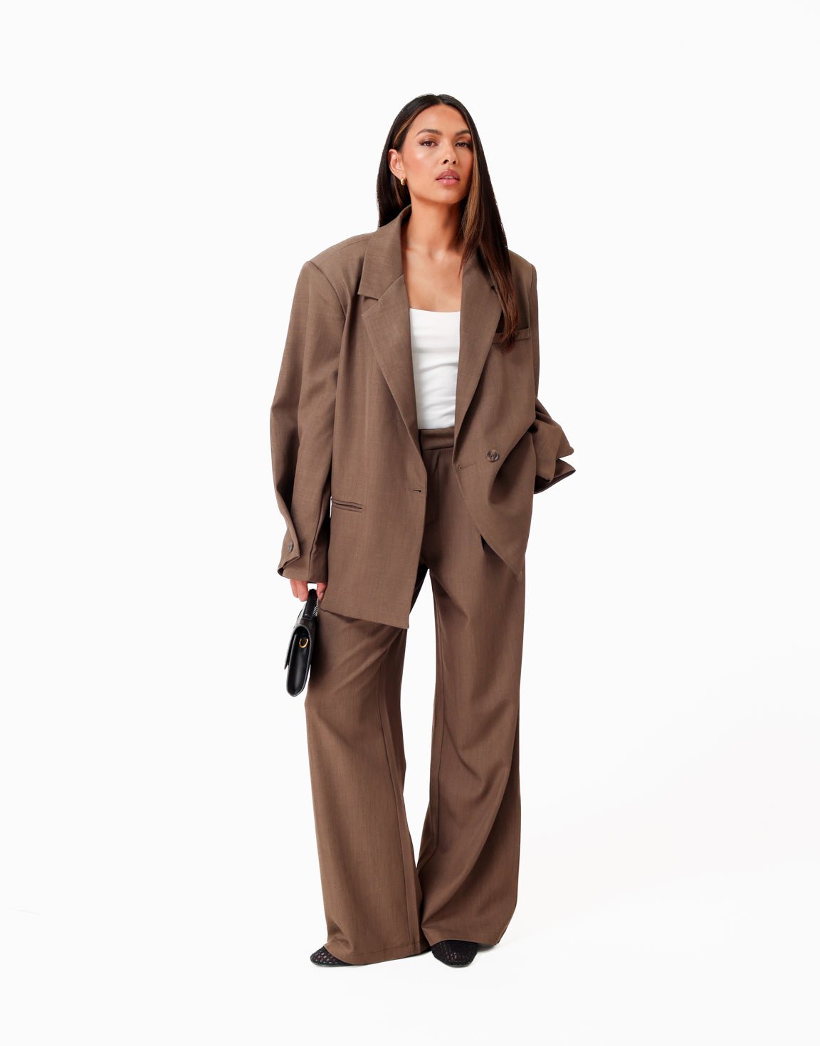 Oversized blazer met klassieke pasvorm voor dames