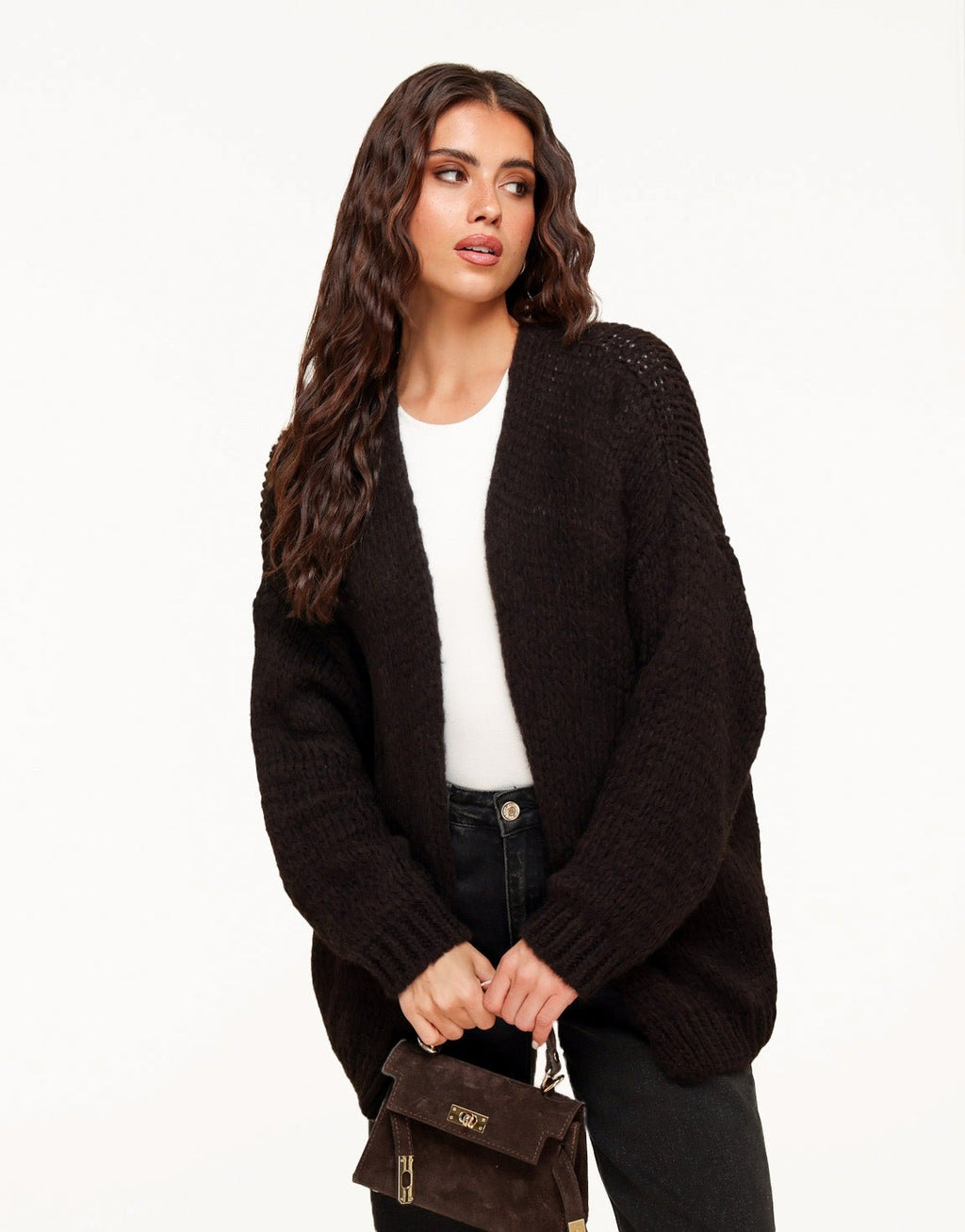 Wollen cardigan met klassieke pasvorm