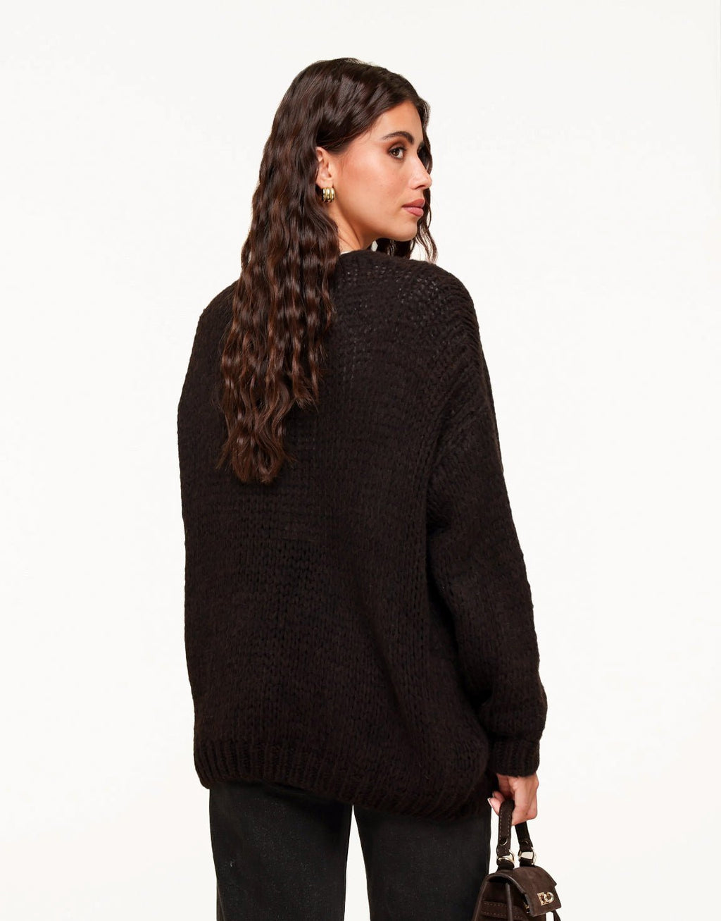 Wollen cardigan met klassieke pasvorm